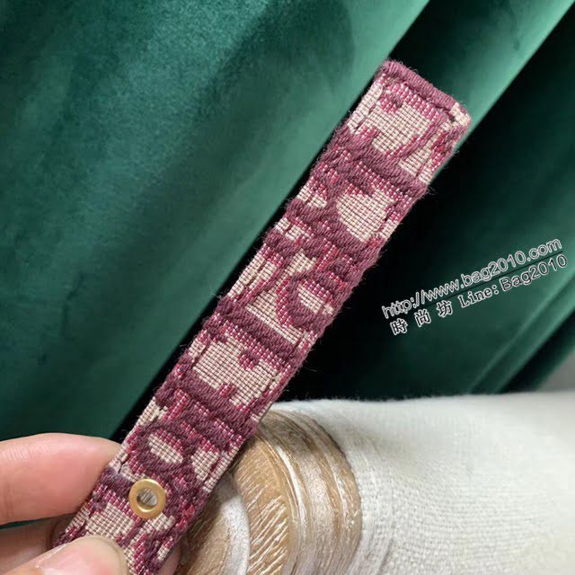 Dior女士腰帶 迪奧老花紡布皮帶  jjp2099